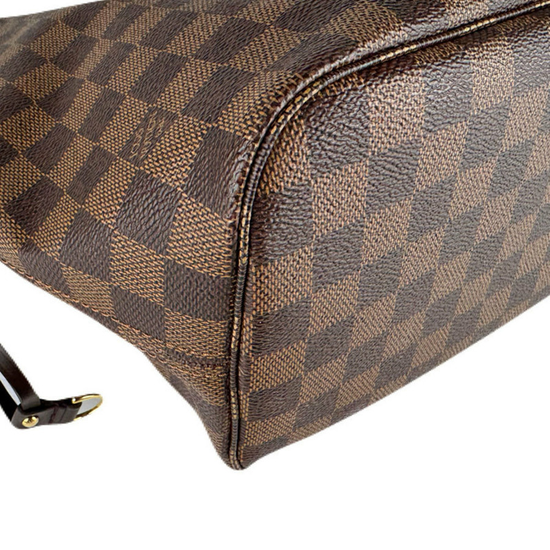 路易威登 Damier Neverfull MM 手提包,Ebene 帆布材質,男女款,N40599,免運費,Z8796-7