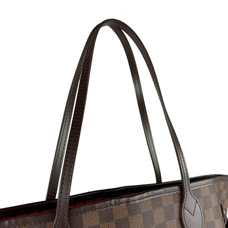 路易威登 Damier Neverfull MM 手提包,Ebene 帆布材質,男女款,N40599,免運費,Z8796-9