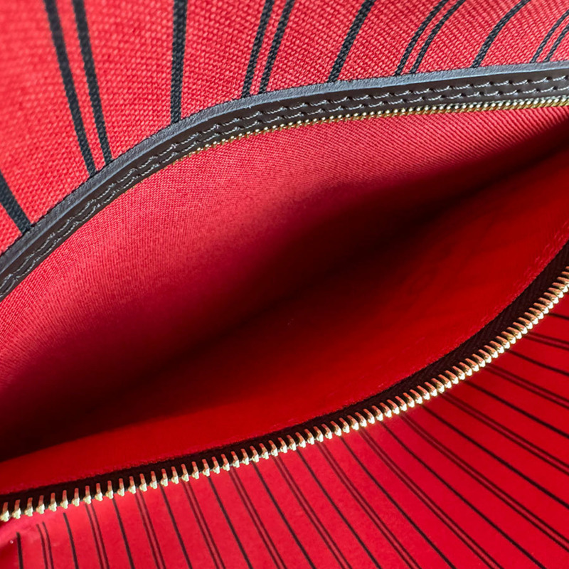 路易威登 Damier Neverfull MM 手提包,Ebene 帆布材質,男女款,N40599,免運費,Z8796-10