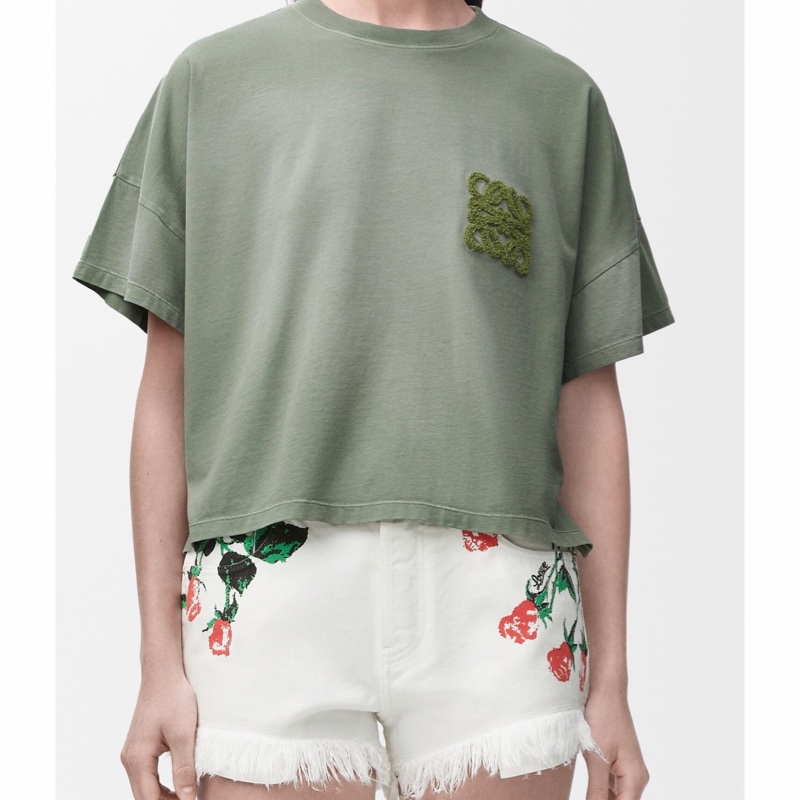 Loewe 女士 圓領短袖T恤XS S L碼-1