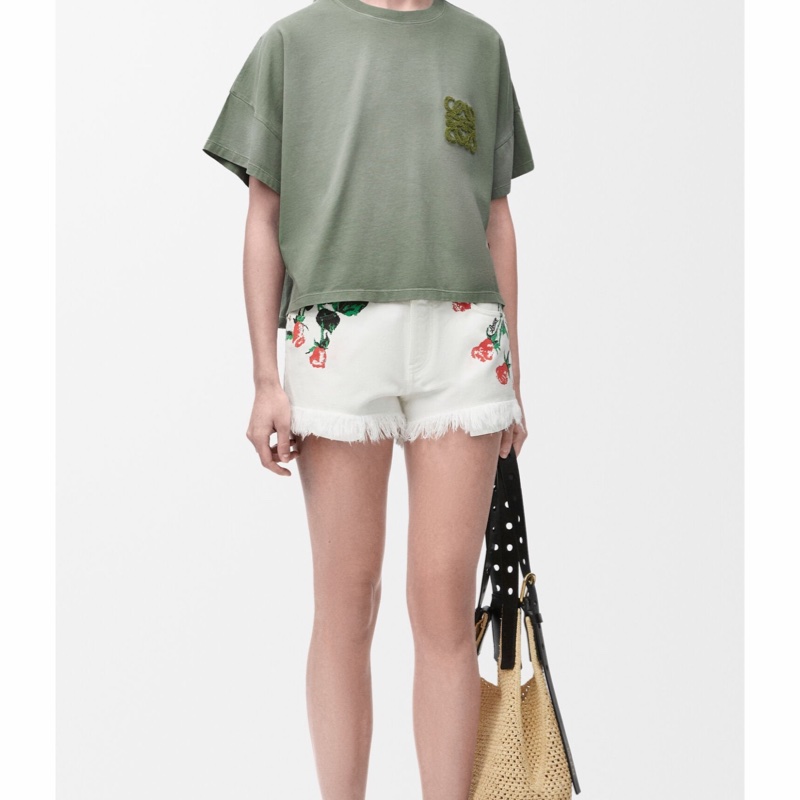 Loewe 女士 圓領短袖T恤XS S L碼-2