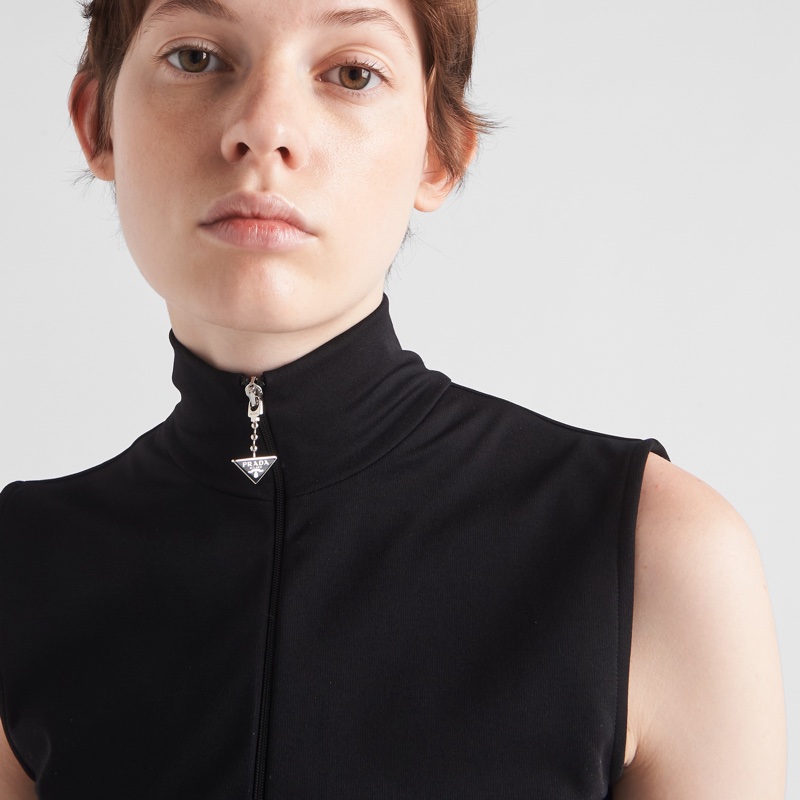 Prada 女士 拉鍊高領背心IT-38-4