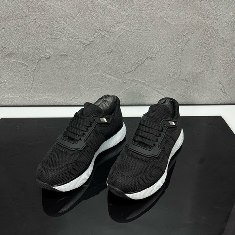 99新 PRADA 普拉達 尼龍厚底休閒鞋/尺碼 36碼 無附件