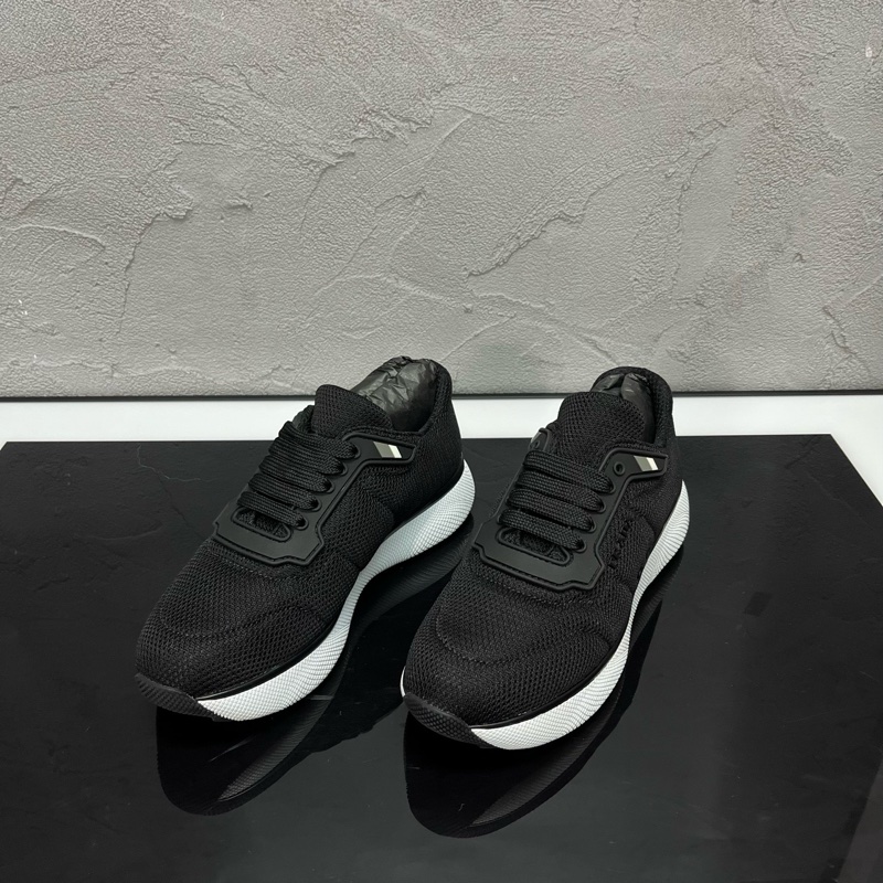 99新 PRADA 普拉達 尼龍厚底休閒鞋/尺碼 36碼 無附件-0