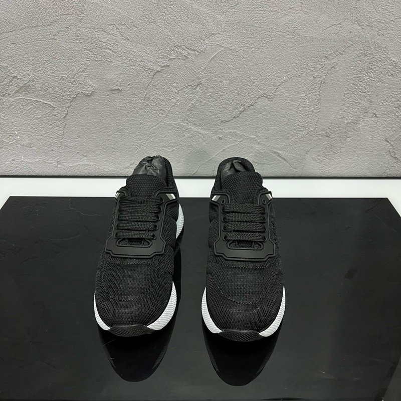 99新 PRADA 普拉達 尼龍厚底休閒鞋/尺碼 36碼 無附件-1