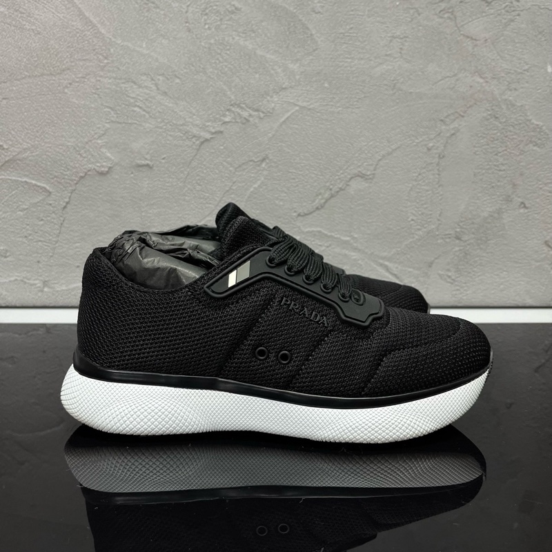 99新 PRADA 普拉達 尼龍厚底休閒鞋/尺碼 36碼 無附件-2