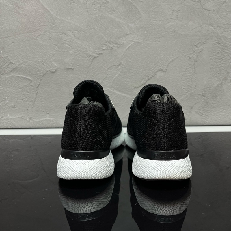 99新 PRADA 普拉達 尼龍厚底休閒鞋/尺碼 36碼 無附件-4