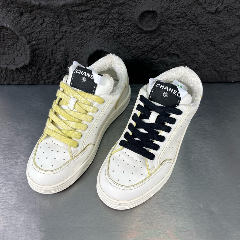 Chanel香奈兒 小白鞋/尺碼 37.5碼/ 無附件-0