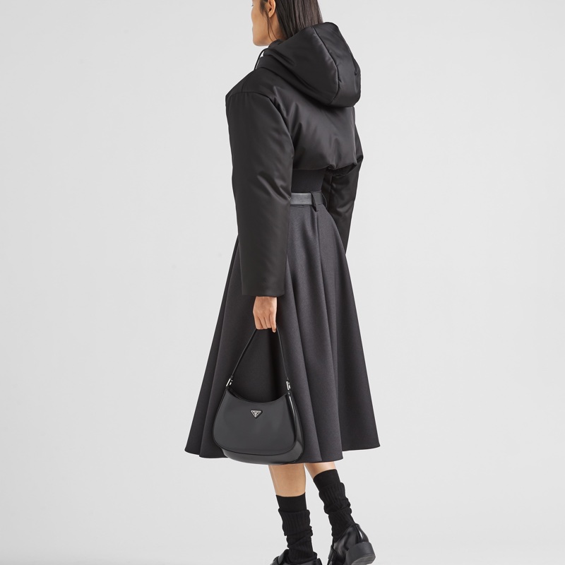 Prada 女士 Re-Nylon短款連帽羽絨服IT-36 IT-38碼-2