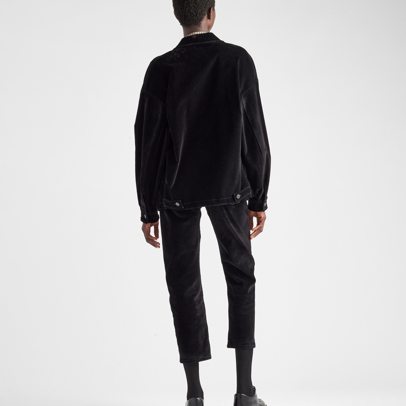 Prada 女士 拉鍊長袖牛仔外套IT-38-4