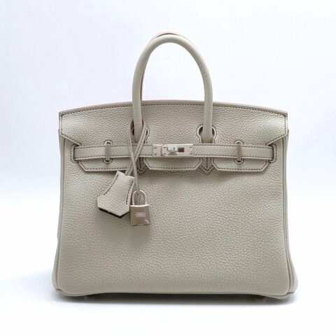HERMES Birkin 25 - 珍珠灰拚黑