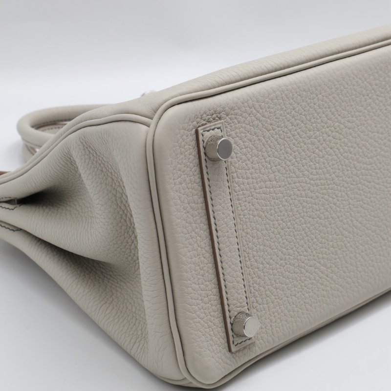 HERMES Birkin 25 - 珍珠灰拚黑-14
