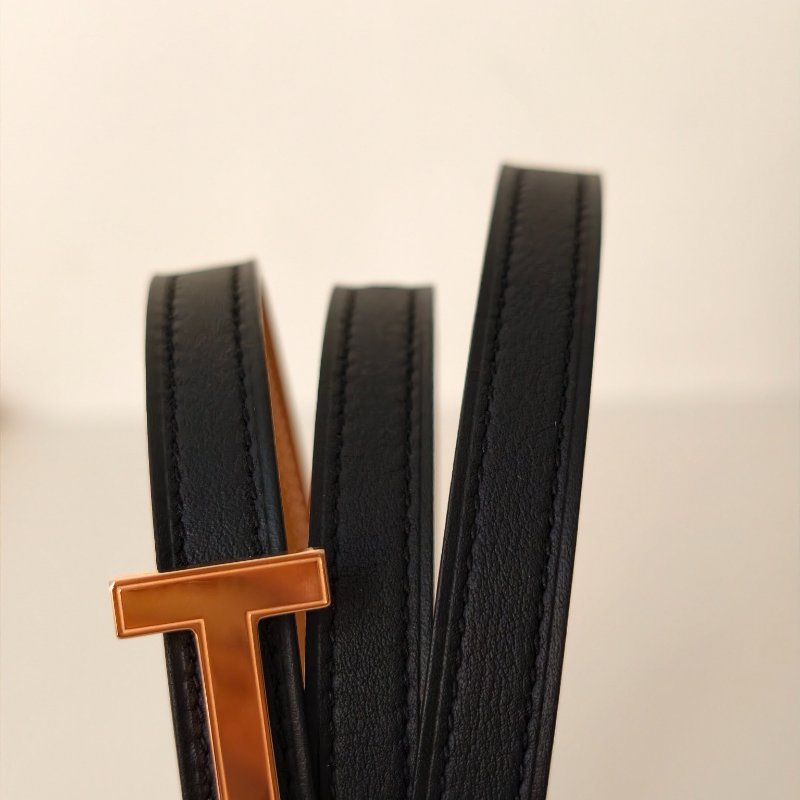 hermes 愛馬仕 女款細腰帶 B刻 2023年 長90cm 閒置成色-5