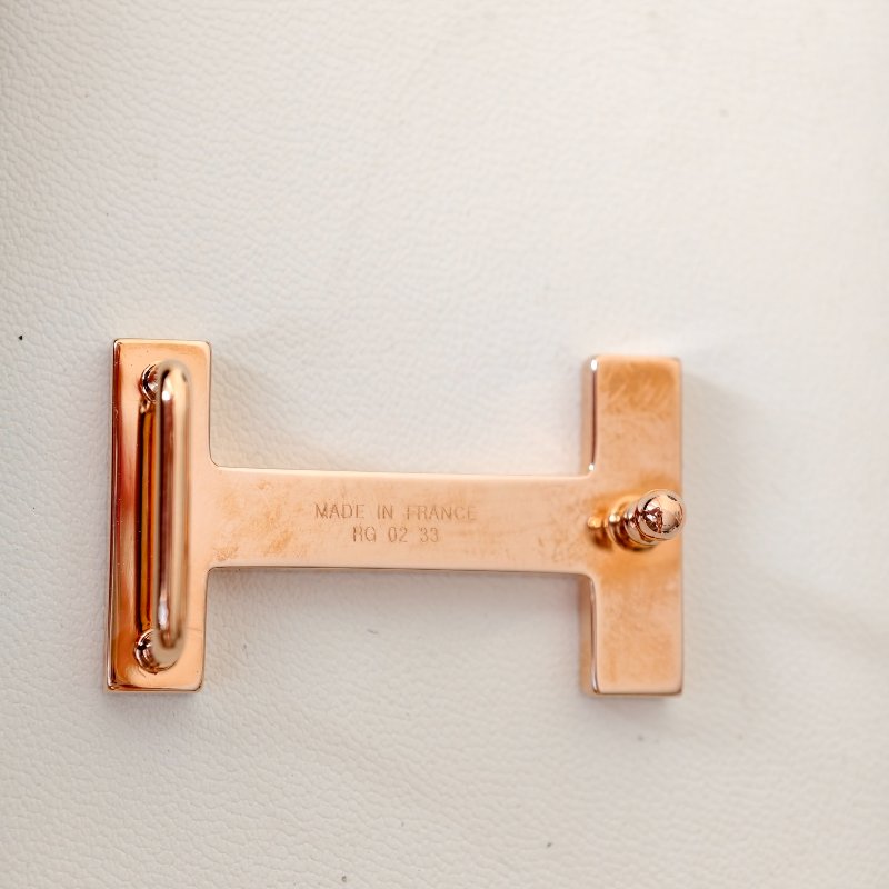 hermes 愛馬仕 女款細腰帶 B刻 2023年 長90cm 閒置成色-6