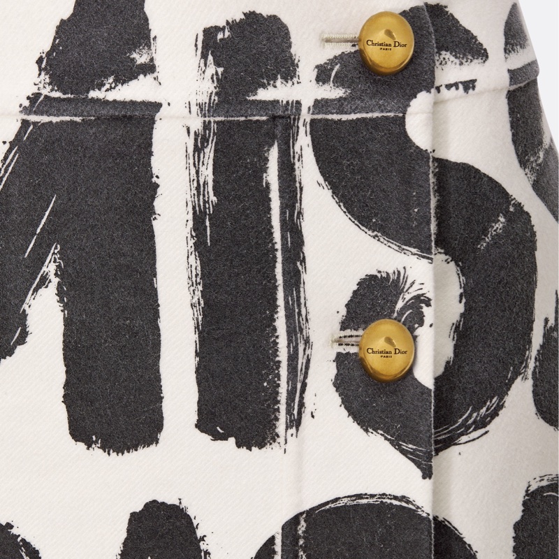 Dior 女士 裹身式羊毛迷你裙36F 38F FR-36 FR-38 FR-40碼-3