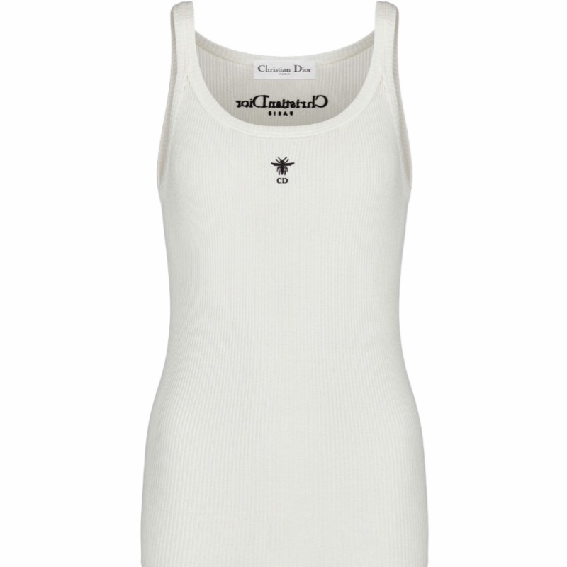 Dior 女士 徽標細節背心XS S M L XL碼-0