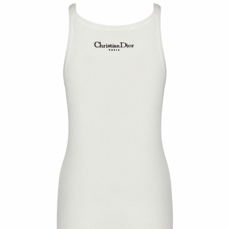 Dior 女士 徽標細節背心XS S M L XL碼-1