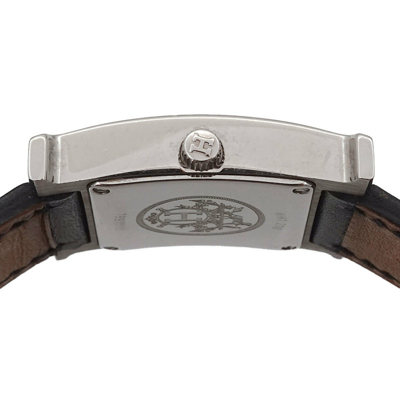 愛馬仕 H 系列 HH1 210 女士銀色石英錶-4