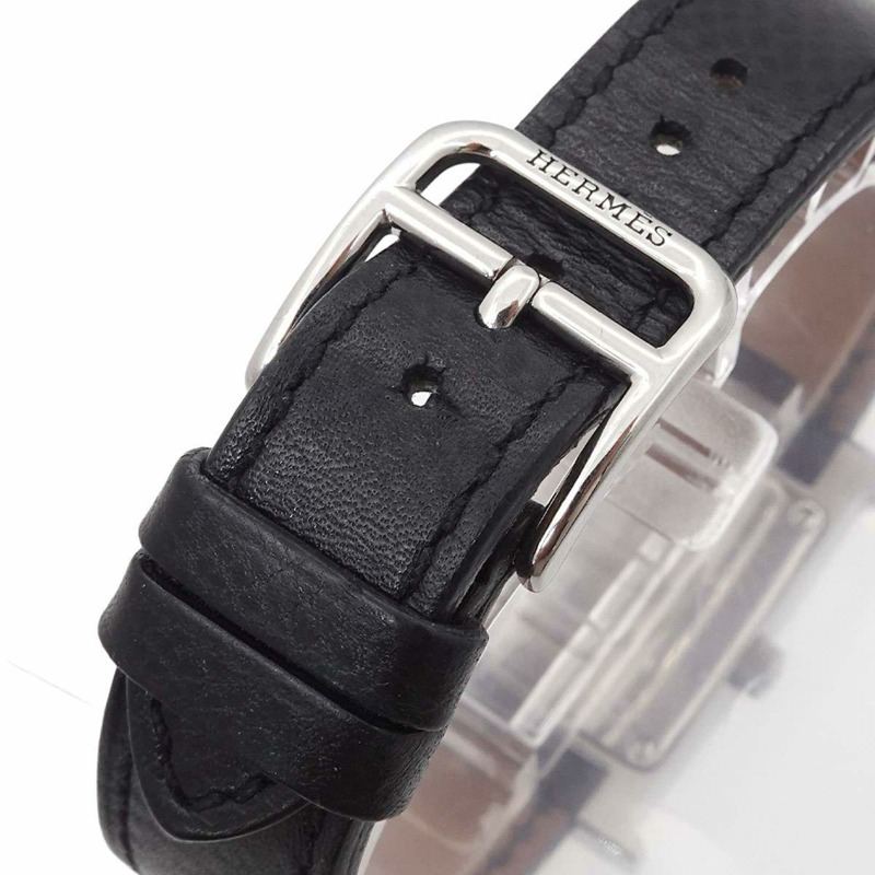 愛馬仕 H 系列 HH1 210 女士銀色石英錶-6