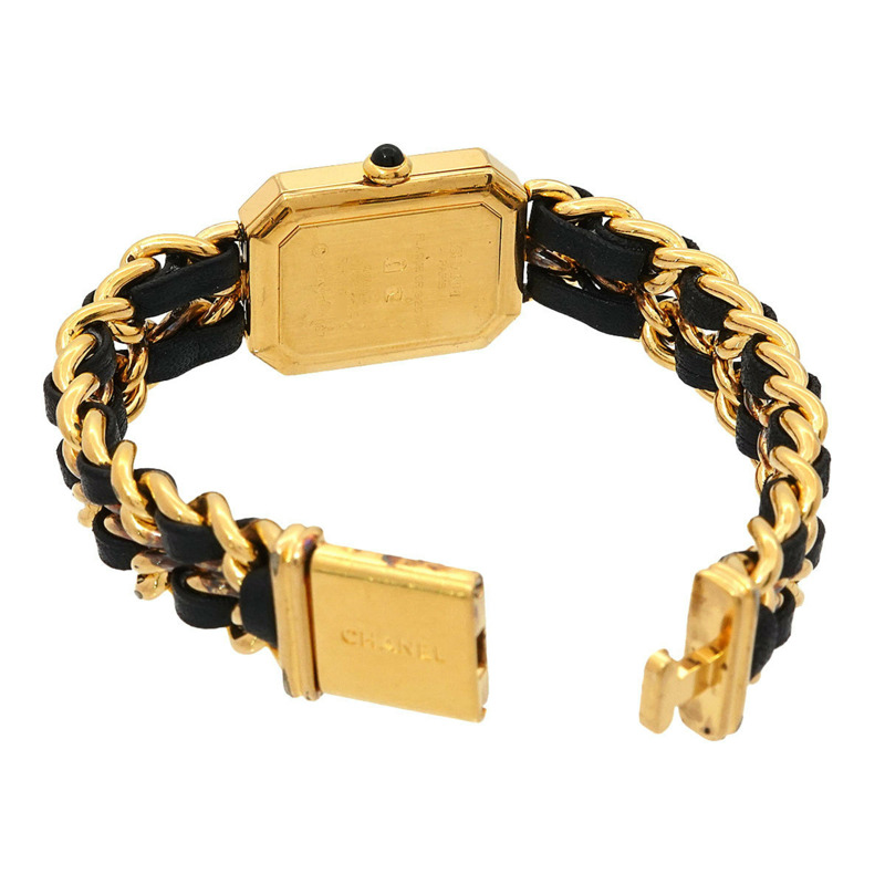 香奈兒 Premiere 女士腕錶,L 碼,H0001,黑金配色,石英機芯-3