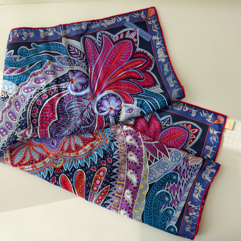 hermes 愛馬仕 絲巾 90×90cm-3