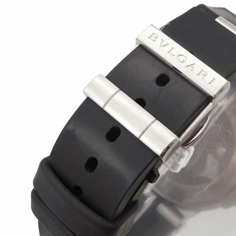 寶格麗 Diagono Professional Scuba Aqua DP42SSD 男士腕錶，附日期顯示，黑色，自動機械錶-6