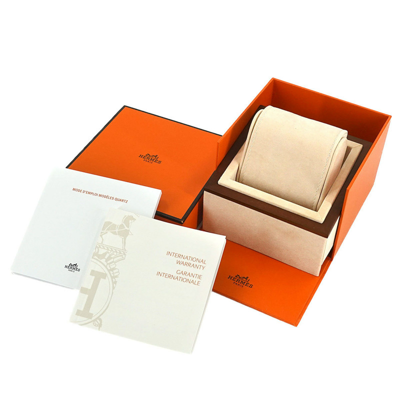 愛馬仕 CA2 110 女士銀色石英超薄腕錶-1