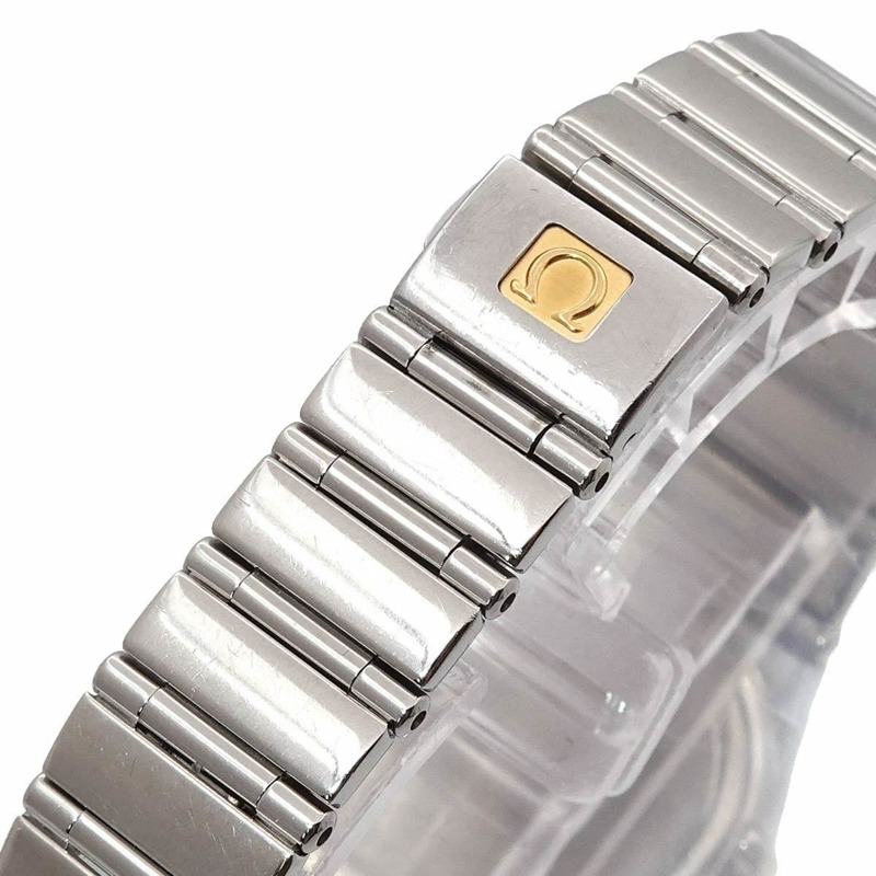 歐米茄星座系列迷你款 My Choice 1561 71 女士白色錶殼石英腕錶-7