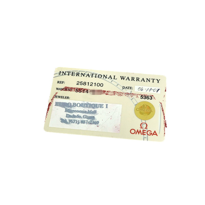 歐米茄海馬系列120 2581 21女士腕錶，附日期顯示和白色石英機芯-1