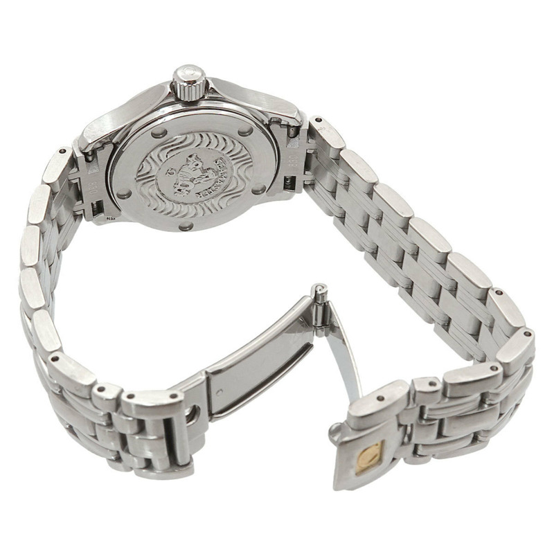 歐米茄海馬系列120 2581 21女士腕錶，附日期顯示和白色石英機芯-4