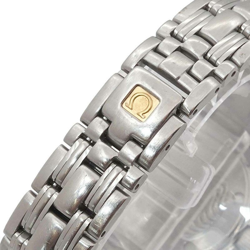 歐米茄海馬系列120 2581 21女士腕錶，附日期顯示和白色石英機芯-6