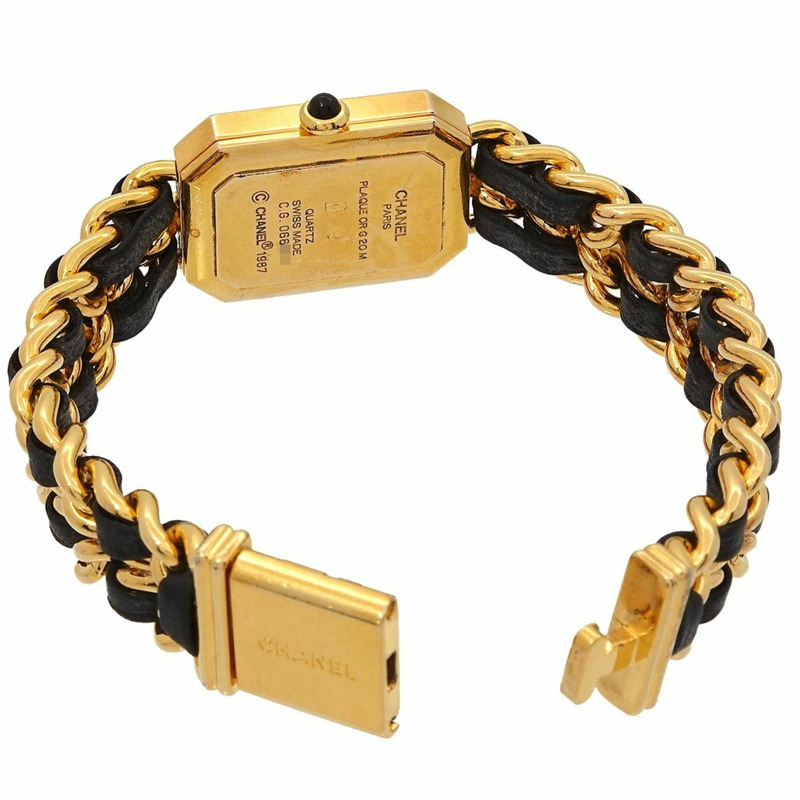 香奈兒 Premiere 女士腕錶,L 碼,H0001,黑金配色,石英機芯-3