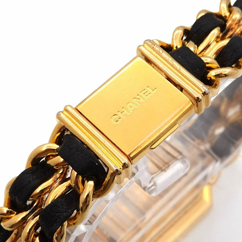 香奈兒 Premiere 女士腕錶,L 碼,H0001,黑金配色,石英機芯-5