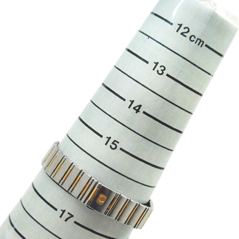 歐米茄星座系列 My Choice 美國限量版(1499 枚)K18PG 精鋼錶殼,鑲鑽藍色錶盤,型號 1357.77 女士腕錶-10