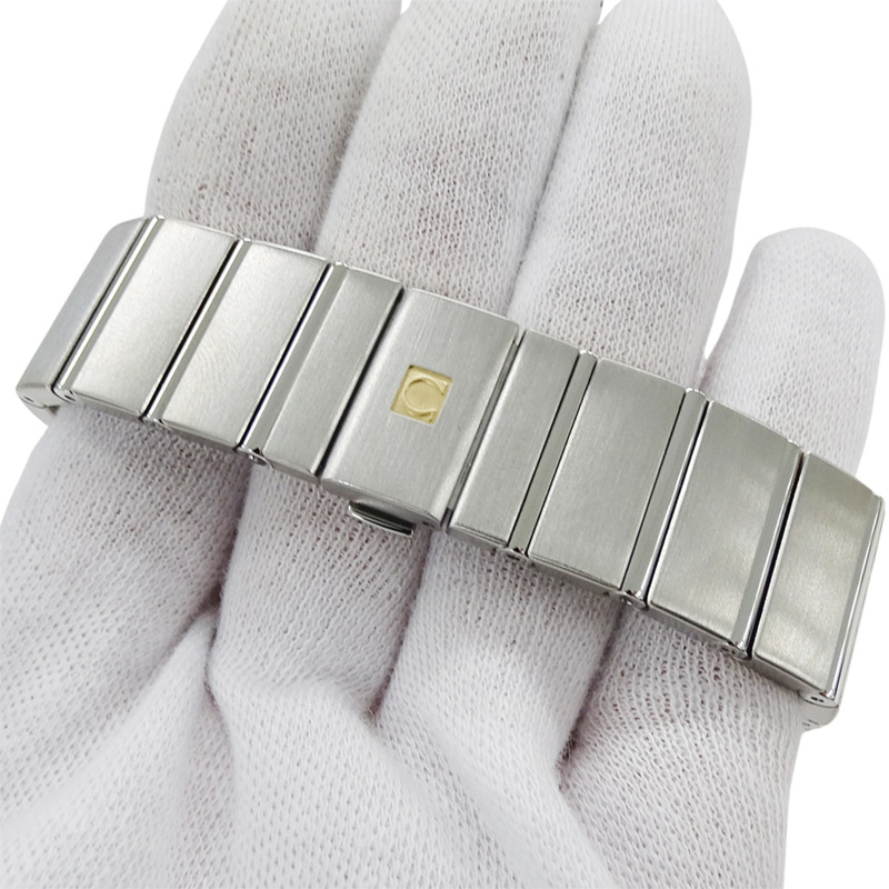 歐米茄星座系列 123.10.35.20.002 男士同軸自動上鍊腕錶,不鏽鋼錶殼,銀色和藍色錶背,拋光處理-5