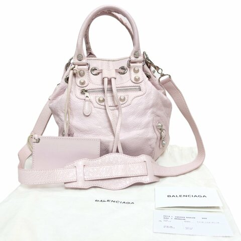 BALENCIAGA Pompon 機車 2用包