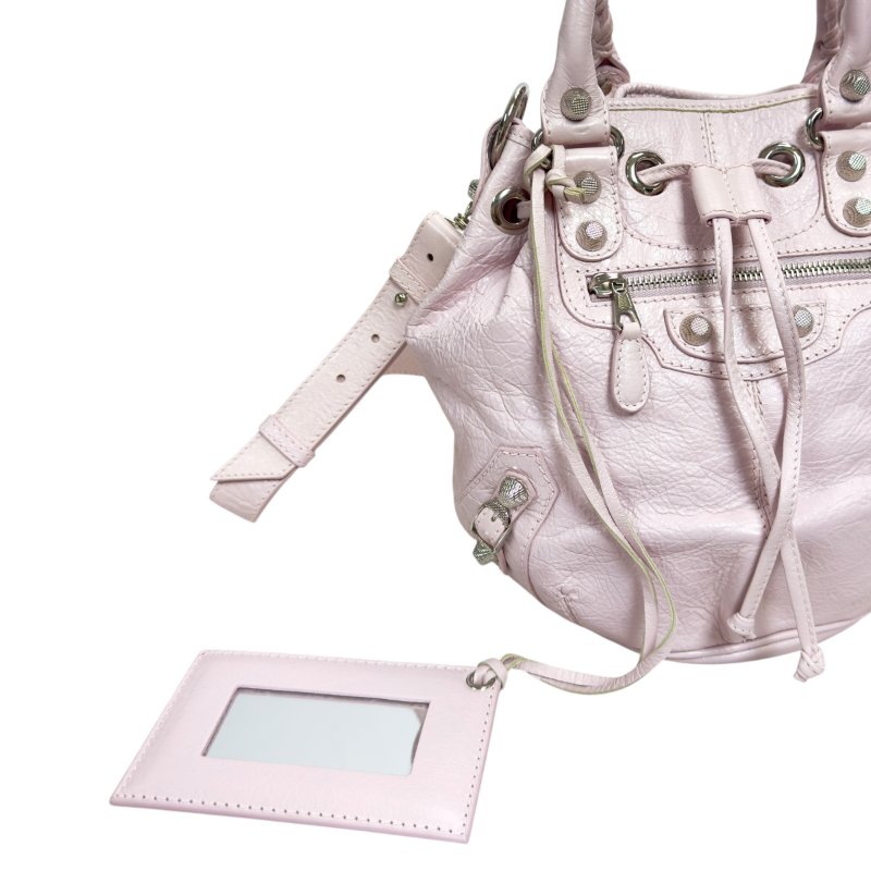 BALENCIAGA Pompon 機車 2用包-4