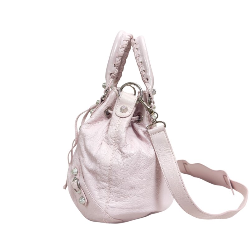 BALENCIAGA Pompon 機車 2用包-10