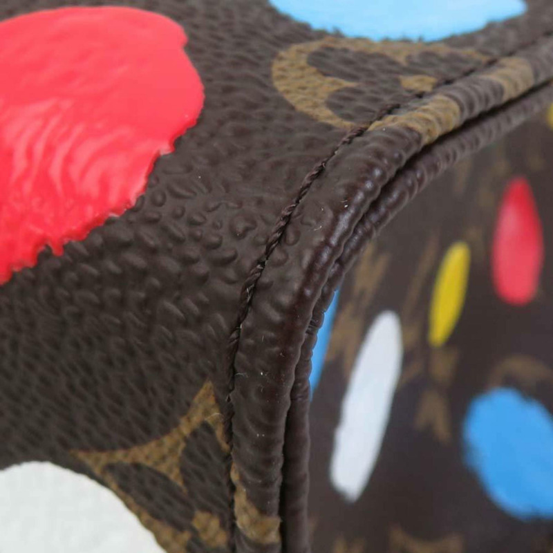 路易威登 On the Go PM Monogram 帆布手提包/單肩包,棕色和多色拼接 (LV x YK) - 女士款,M46380,免運費,90238k-5