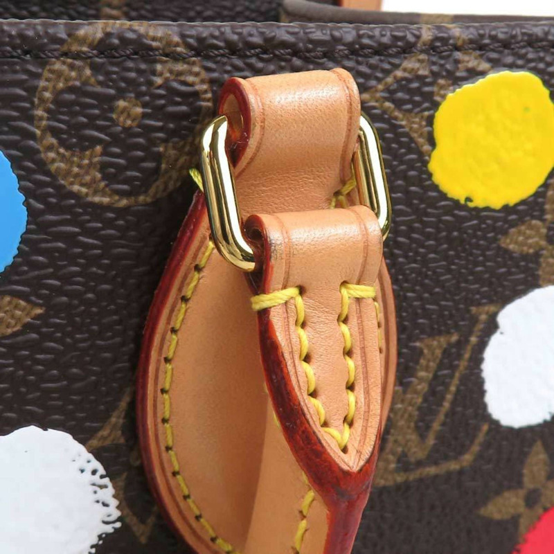 路易威登 On the Go PM Monogram 帆布手提包/單肩包,棕色和多色拼接 (LV x YK) - 女士款,M46380,免運費,90238k-8