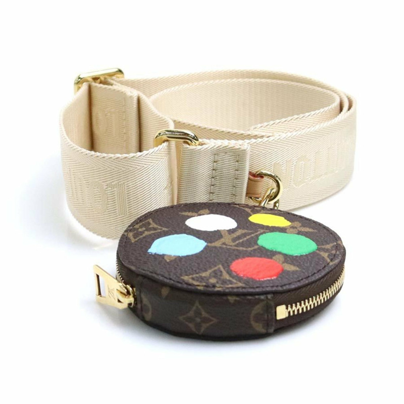 路易威登 On the Go PM Monogram 帆布手提包/單肩包,棕色和多色拼接 (LV x YK) - 女士款,M46380,免運費,90238k-11