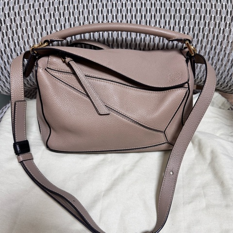 Loewe small puzzle 沙色 手提包 肩背包 斜背包