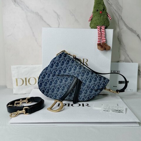 DIOR 全新Oblique單寧馬鞍包