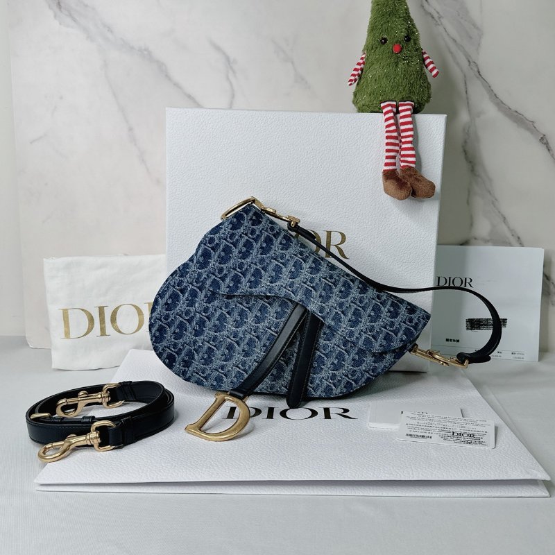 DIOR 全新Oblique單寧馬鞍包-0
