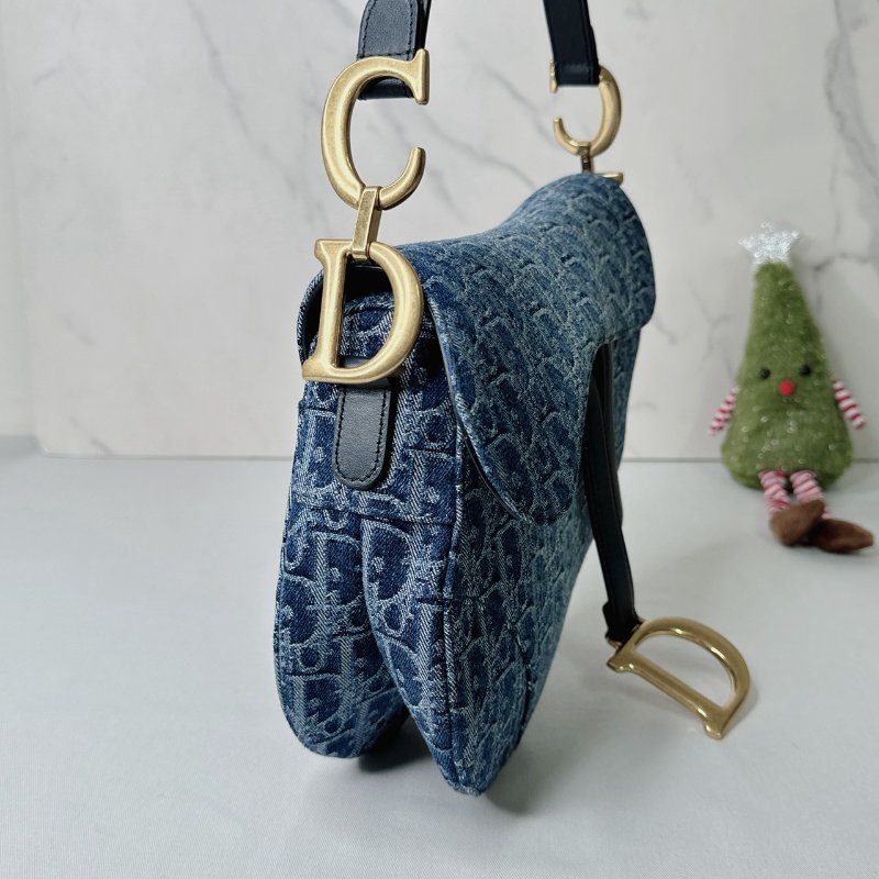 DIOR 全新Oblique單寧馬鞍包-3