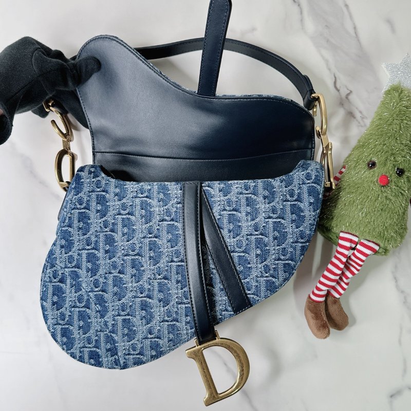 DIOR 全新Oblique單寧馬鞍包-4