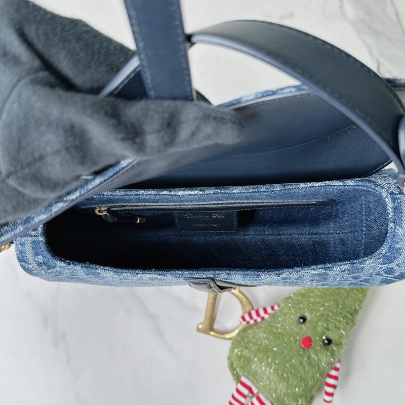 DIOR 全新Oblique單寧馬鞍包-5