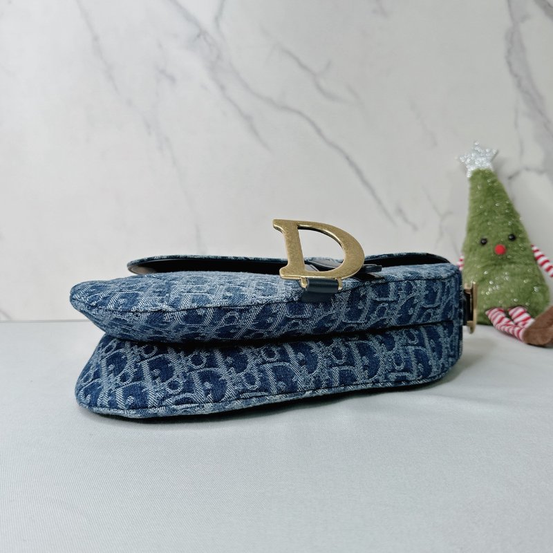 DIOR 全新Oblique單寧馬鞍包-6