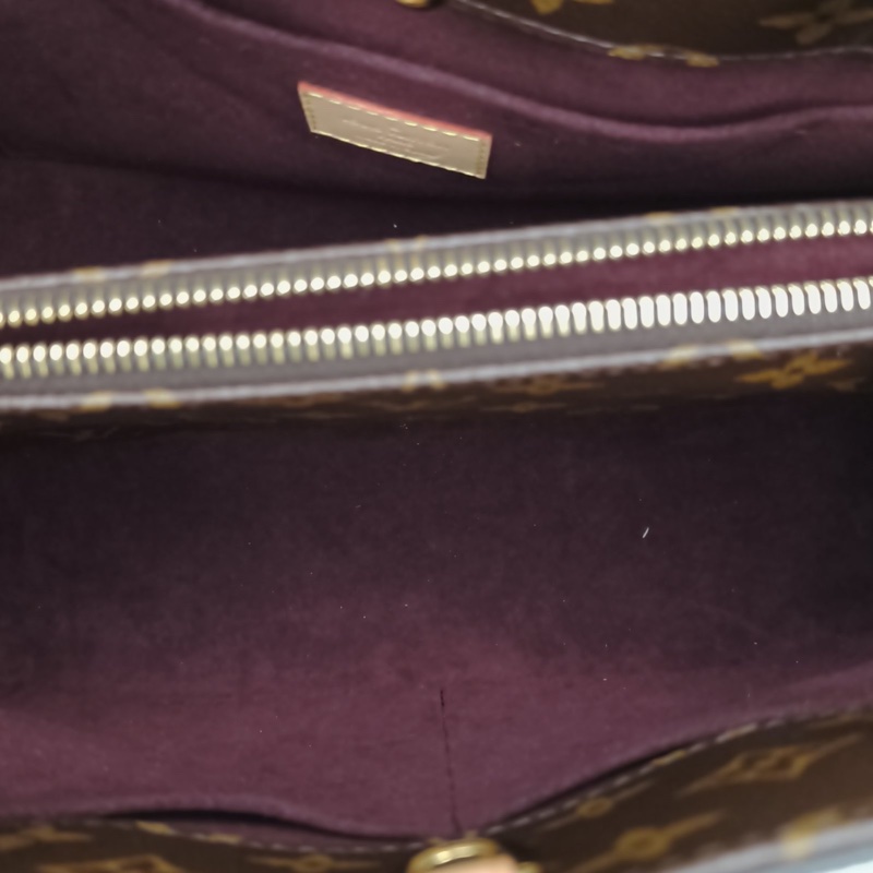 LOUIS VUITTON 蒙田中號33老花PVC金扣肩背包2018-4