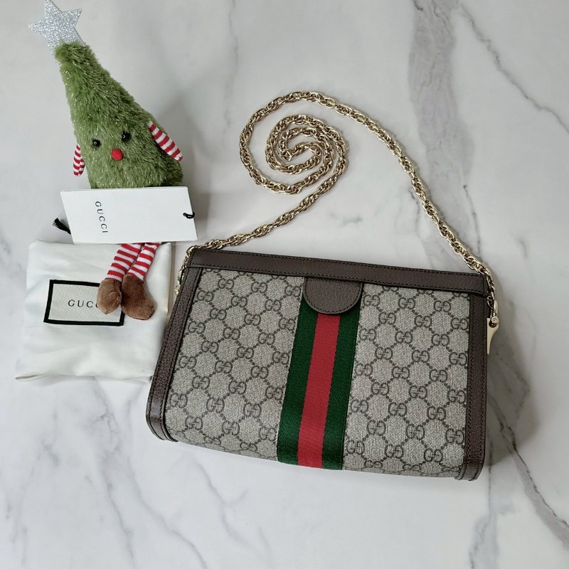 GUCCI Ophidia GG鏈帶包-1